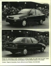 1992 Press Photo The 1992 Suzuki Swift four-door sedan - mjt18864