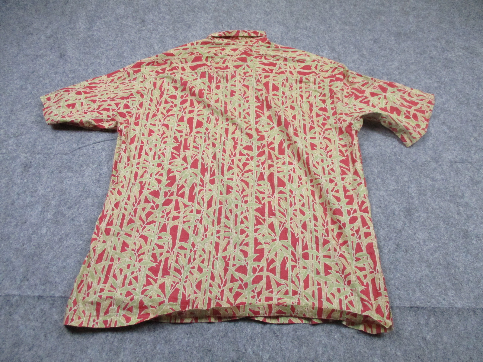 Tori Richard Shirt Mens Large Red Green Floral Bu… - image 4