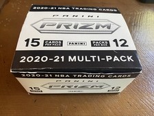 2020 - 21 PANINI NBA PRIZM BASKETBALL CELLO MULTI-PACK BOX (Lot of 12 PACKS)