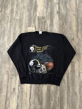Vintage 1994 NFL Pittsburgh Steelers Crewneck Sweatshirt Sz XL VTG RARE FOOTBALL