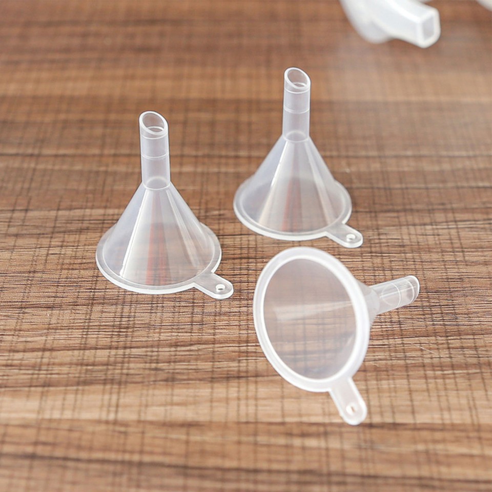 Mini Funnel Clear Wide Mouth Plastic Multi Purpose Dishwasher Safe