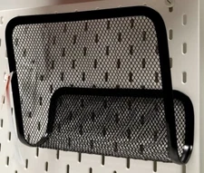 Ikea SKÅDIS Magazine Holder For Skadis Pegboard Black Steel 205.699.39 New
