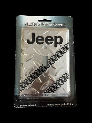 Jeep Light Switch Plate Cover  Garage Screws Missing  Open Package
