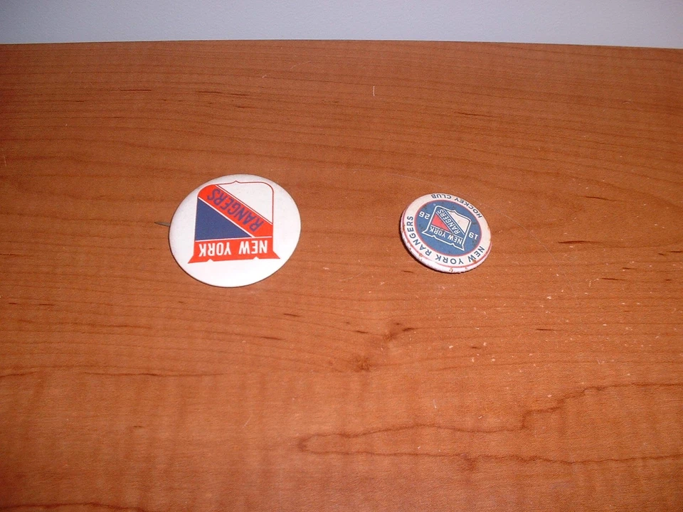 2 PIN Y PIN DE CLUB DE HOCKEY DE COLECCIÓN NHL HOCKEY NY RANGERS DE COLECCIÓN Foto 3 de 4