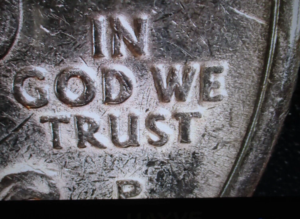 2000 p New Hampshire 25 Cents- Error-Double Struck Rotated in Collar- ULTRA RARE - Image 3 of 4