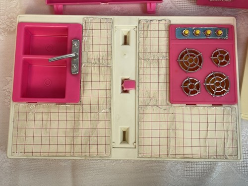 Barbie 9119 cuisine de rêve avec boite accessoires 1984 original Mattel vintage rétro #66 - Photo 5/13
