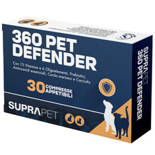 Multivitaminico Cani e Gatti 30 Compresse Appetibili - 360 Pet Defender