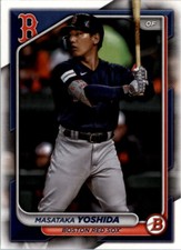 2024 Bowman Base Paper Masataka Yoshida #5 Boston Red Sox MLB Baseball Card