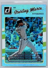 2017 Donruss #134 Starling Marte /311 Season Stat Line
