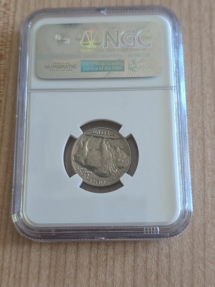 1937-P  BUFFALO NICKEL  NGC AU DETAILS "CLEANED" - Image 3 of 4
