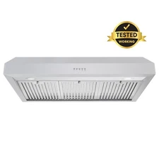 36 in Under Cabinet Vent Hood Kitchen Hood (OPEN BOX) Stainless Steel, LED