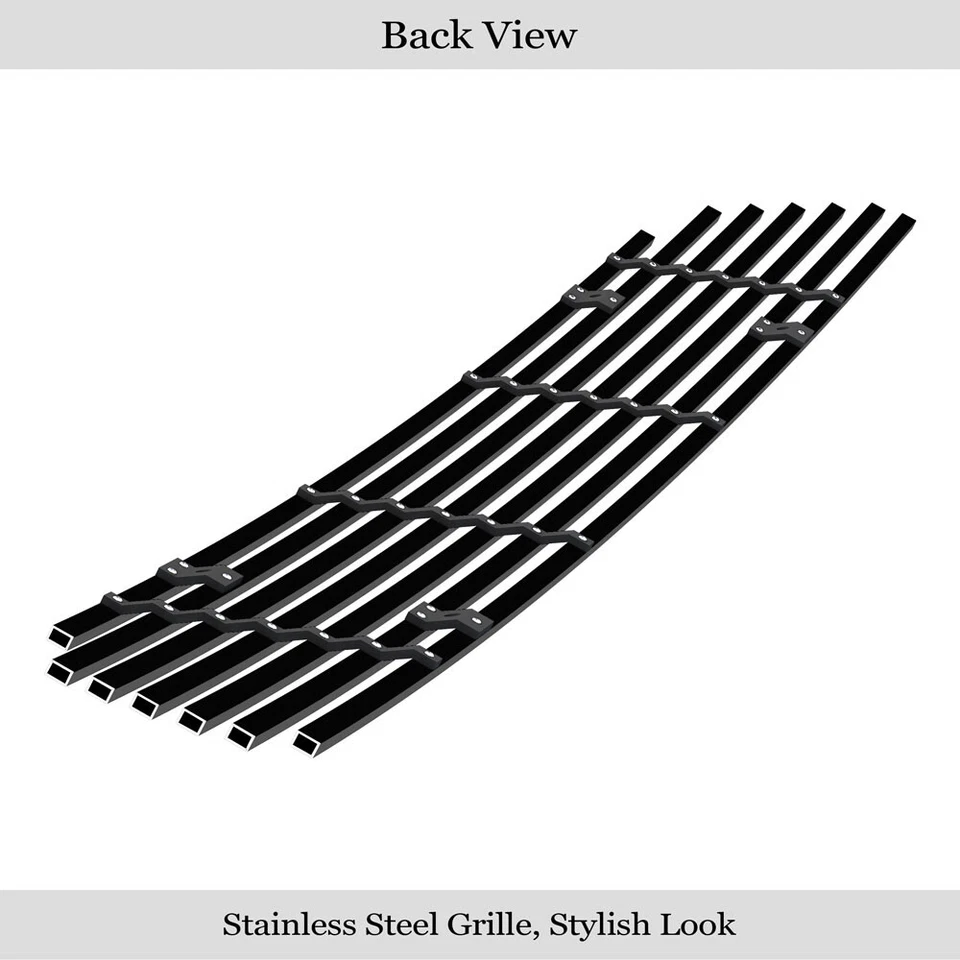 Para 2013-2015 Honda Accord Sedan Inferior Aço Inoxidável Preto Grelha Inserção - Imagem 3 de 4