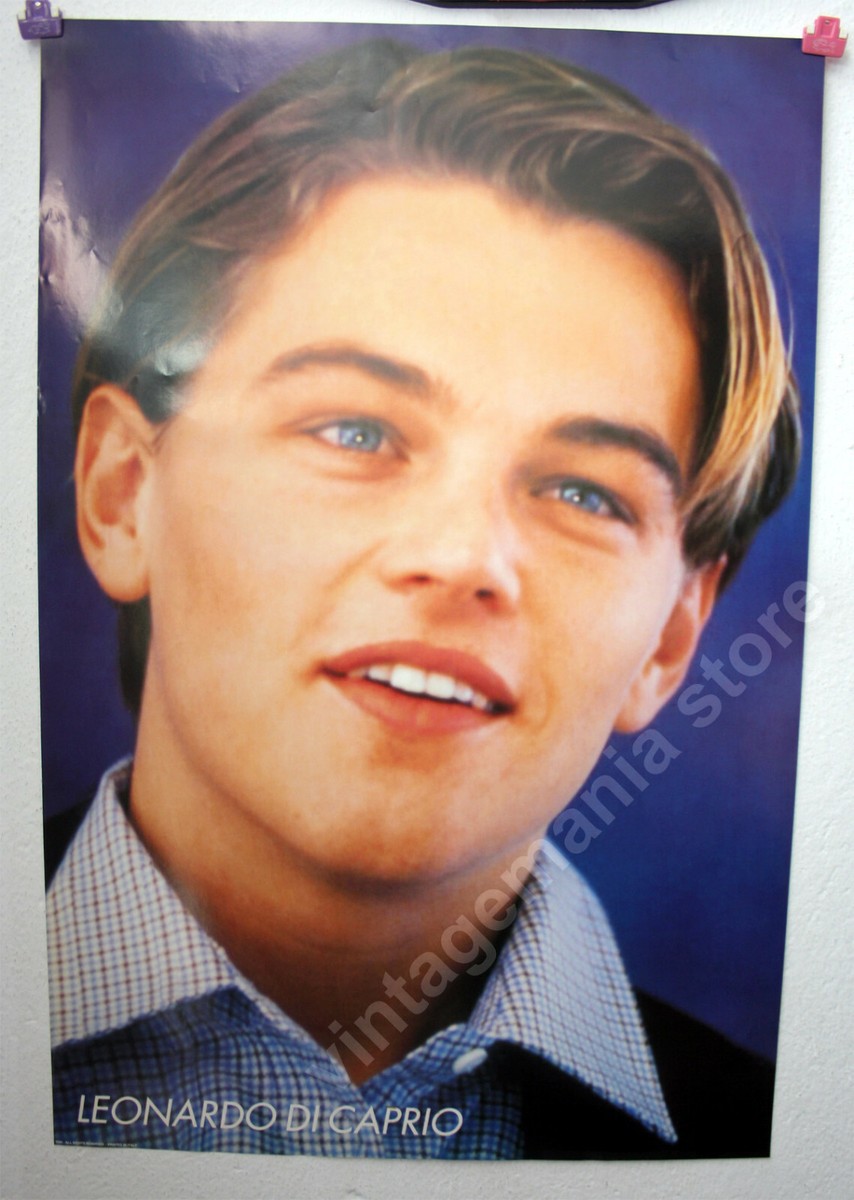 RARE AUTHENTIC VINTAGE 90'S LEONARDO DI CAPRIO 61X91cm POSTER
