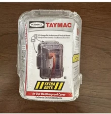 TayMac 1-Gang Weatherproof In-Use Electrical Outlet Cover - Clear (MM420C)