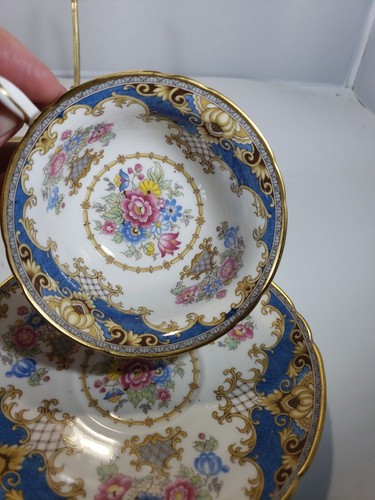 Shelley Cup And Saucer Fine Bone China 13291 Sheraton - Picture 10 of 10