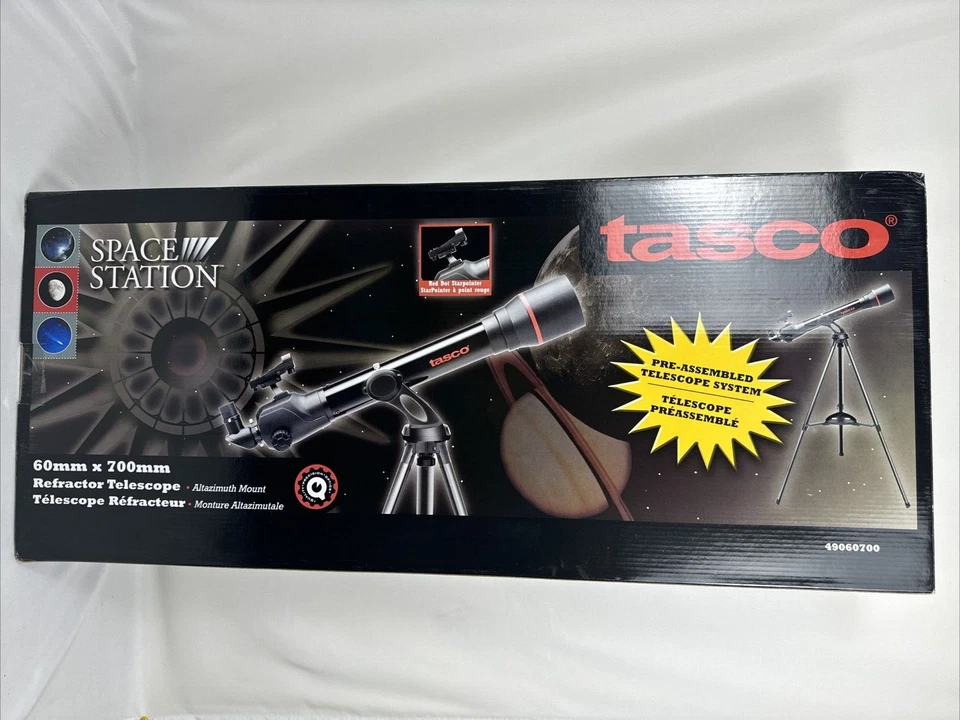 NEW Tasco Space Station Refractor Telescope 60mm x 700mm Great Holiday Gift! - Image 2 of 4