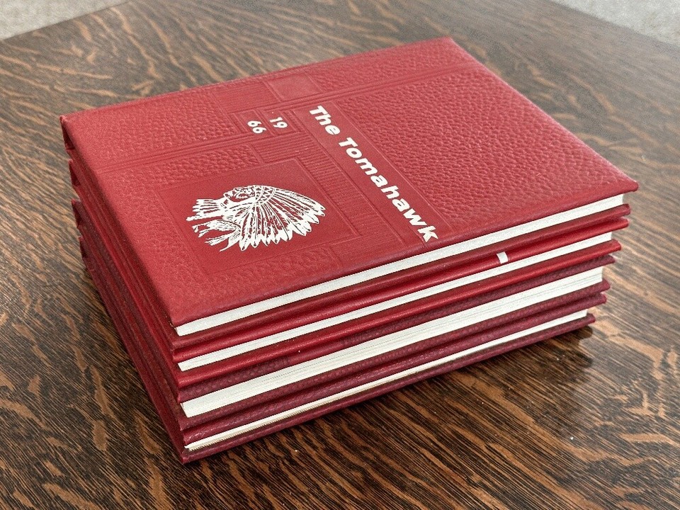 Lot of 4 Hillsboro (Ohio) High School Yearbooks 19631966 Highland Co.The Tom.. eBay