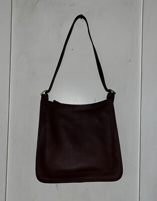 Extremely Rare Made In USA Old Coach 9073 Shoulder Bag Brown