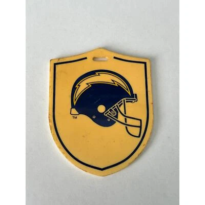 Etiqueta de bolsa de golf vintage NFL San Diego Chargers - Imagen 1 de 2