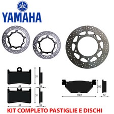 KIT COMPLETO FRENO PASTIGLIE E DISCHI YAMAHA T-MAX TMAX ABS 530 2012 2019