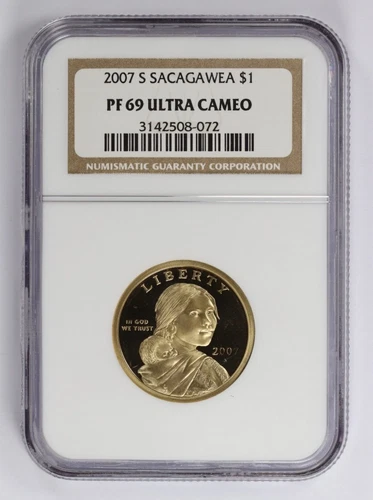 2007-S Sacagawea $1 Dollar NGC PF69 Ultra Cameo Proof PR69