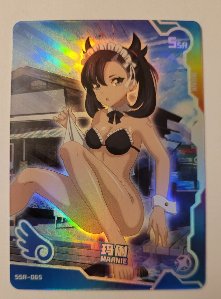 Goddess Story- Beach/Swimsuit- Foil SSR Card - Pokemon Marnie - Out Of  Print NM