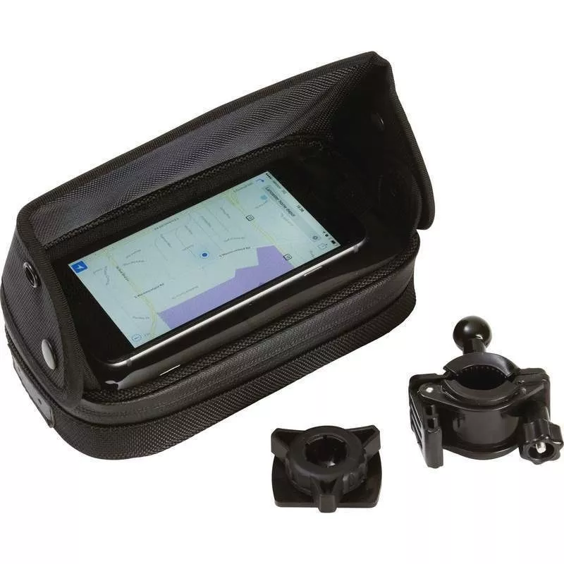 PHONE HOLDER WATERPROOF CASE + Sun Visor Motorcycle Bike Handlebar