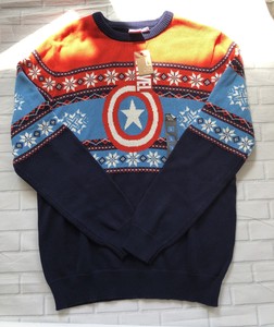 captain marvel knit sweater
