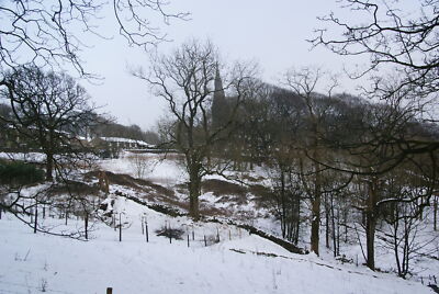 Photo 12x8 Hillside below Holcombe Village Ramsbottom Looking towards Emma c2012