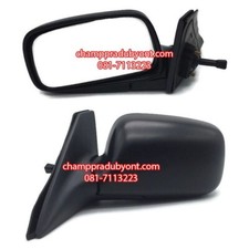 1 Pair FR Door Side View Mirror Assembly Black Fit For Toyota Soluna 1997 - 2000