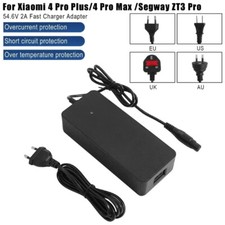 54.6V 2A Charger For Xiaomi 4 Pro Plus Max Segway Ninebot ZT3 ZT3 Pro E-Scooter
