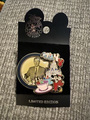 DISNEY WDW WALT'S LEGACY #2 ALICE TEA CUPS DUMBO MICKEY & MINNIE 3D LE 5000 PIN