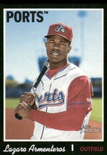 2019 Topps Heritage Minor League #159 Lazaro Armenteros Black Border #/50 41513