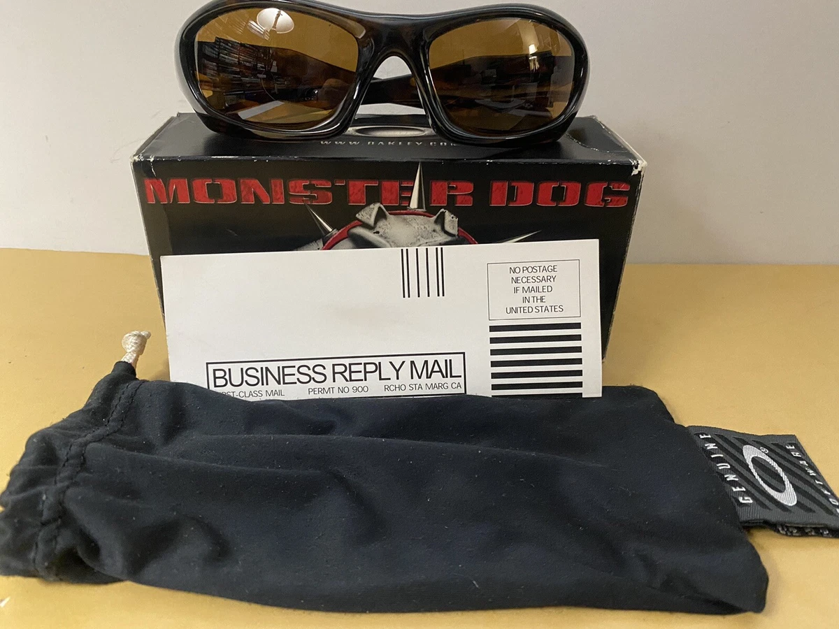 oakley monsterdog Brown Tortoise Bronze gold rare brand new w box