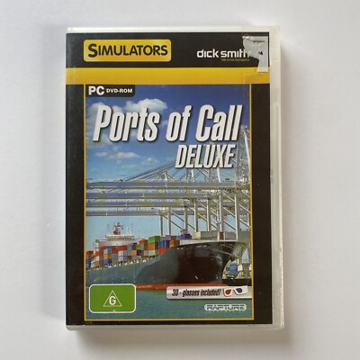 Ports Of Call Deluxe (2008) PC CD ROM Computer Video Game, Strategy, Trade, Sim