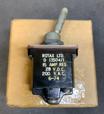 Toggle Switch 2 Positions (28VDC, 200VAC, 15 AMP.RES) * D13504/1 *