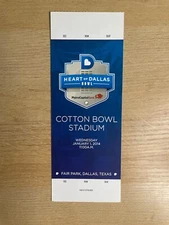 2014 Heart Of Dallas Bowl UNLV Vs. North Texas Football Ticket B2535