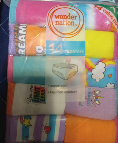 Pack of 15 Hanes Girl's Hipster Underwear Many Sizes Available From Size 6 to 16 - Picture 12 of 14