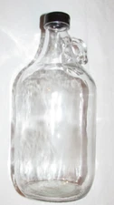 Perfect! Glass Half-Gallon Handled Jug with pour lid