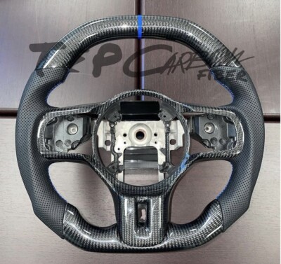 Carbon Fiber Steering Wheel Mitsubishi Evolution 08-15 Evo X GSR MR FE OEM