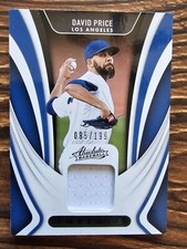 2022 Panini Absolute Retail Threads L.A Dodgers Green /199 David Price #TR-DP K7