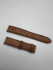 Chopard Bracelet en Cuir 18MM Pour Fermeture Boucle Ardillon 16MM Vintage Marron