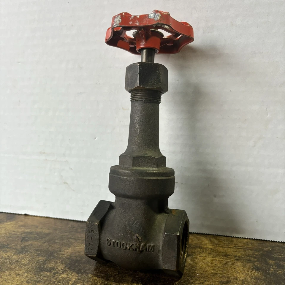 Stockham B-114 1” Bronze Threaded Gate Valve 2-Way 125 Made In USA - Image 3 of 4