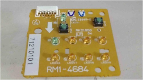 Elektronik Board Platine LCD Bedienfeld RK21856 HP Color LaserJet CP1215