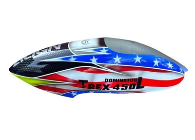 Align T-Rex 450L Dominator Painted US Flag Canopy