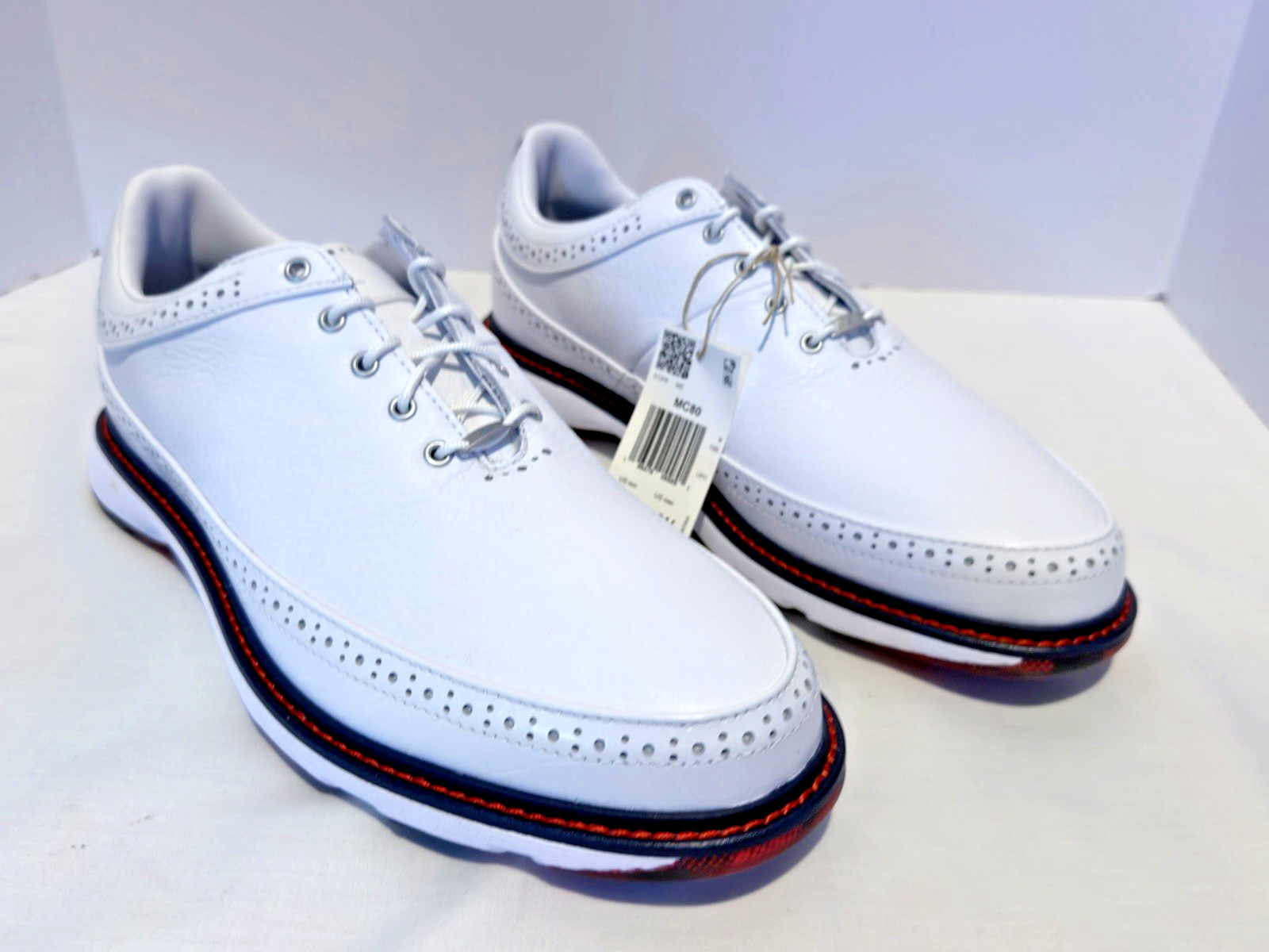 Size 9.5 M White/navy/scarlet Jh6144 Adidas Boost