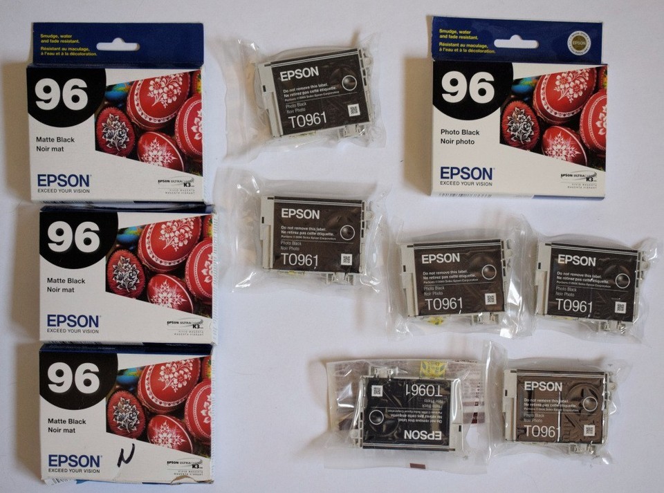 OGOUGUAN 18-Pack Ink Cartridge Set For Epson R2880 - T0961-T0969 Series, 18ml Each, High Yield