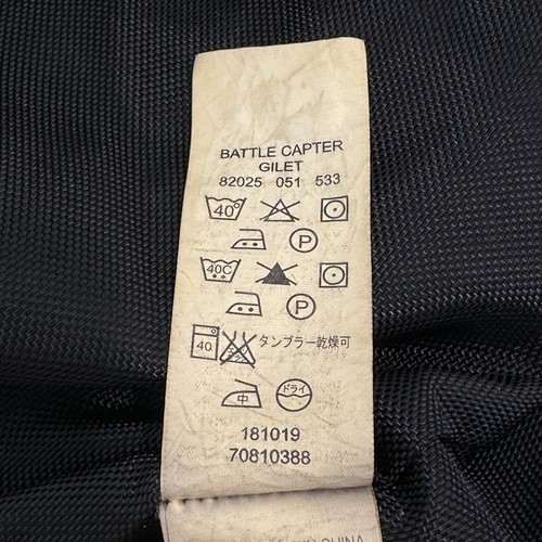 G Star Battle Capter Gilet (Vest) Men S Black Denim Full Zip/Snap Lined - Picture 7 of 18