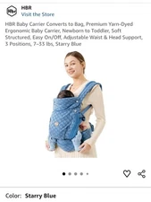 HBR Baby Carrier Starry Blue