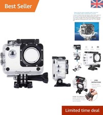 Professional Action Camera Waterproof Case Protective Housing Compatible with...